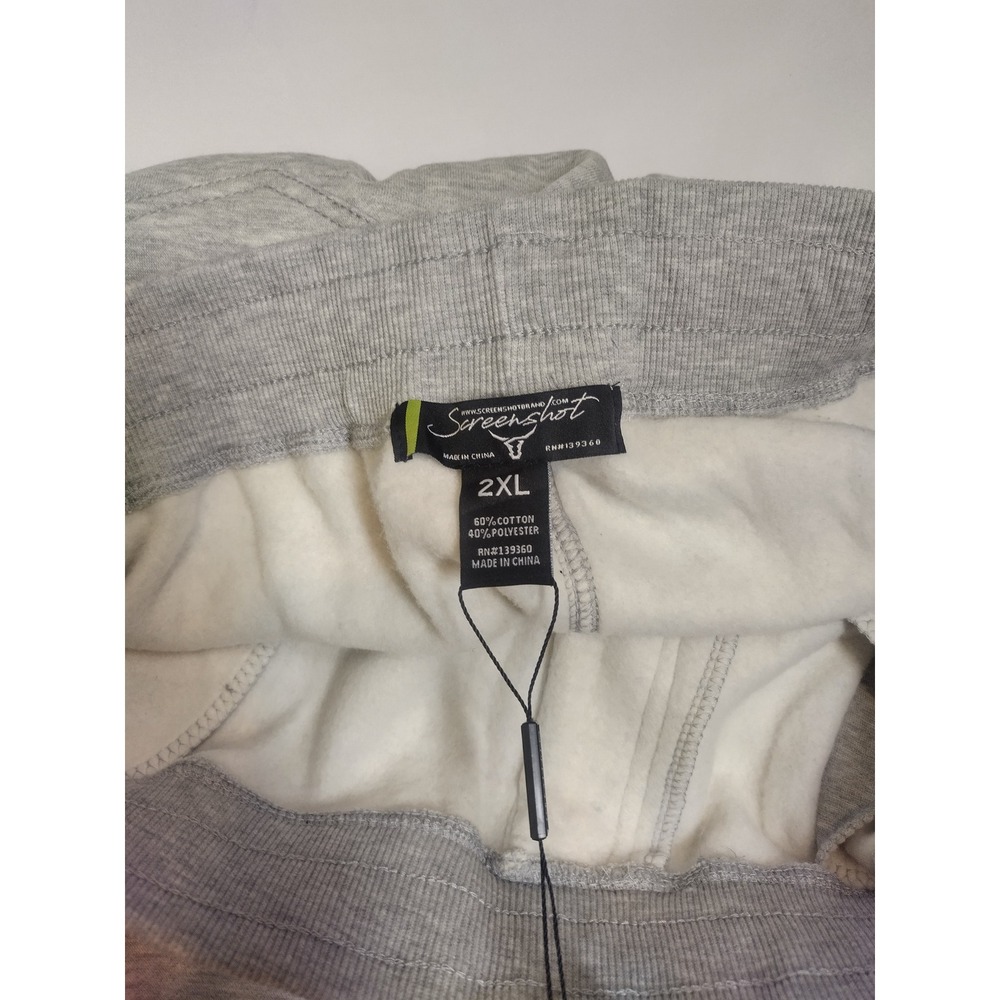 Screenshot Brand Mens Gray Jogger Sweatpants Colorblock Diamond Streetwear NWT - Picture 9 of 12